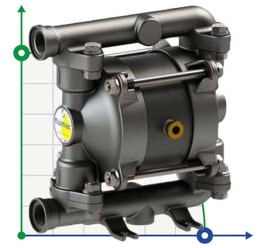 Pneumatic Membrane Pump PHOENIX P18 AISI316 ATEX