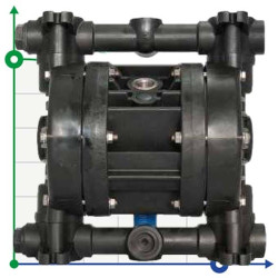 Pneumatyczna pompa membranowa BOXER 50 PVDF IB50-FCMTTFT--