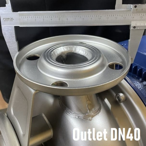 BZ 40-160/3, AISI 316L stainless steel centrifugal KAS pump monoblock