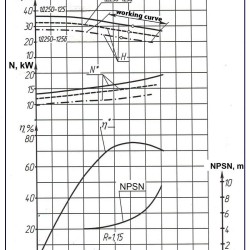 Pompy dwustrumieniowe 1D 250-125b, 1500, bez silnika