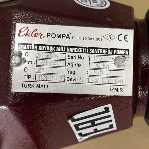 Pompe entraînée par prise de force tracteur MTZ-P 40/600