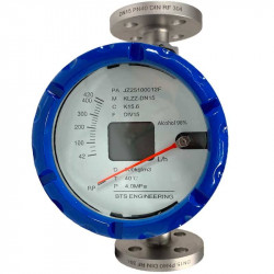 DN15 Débitmètre en acier inoxydable rotamètre KLZZ PN40 (alcool 96%), 42...420 l/h, 4-20mA, Ex