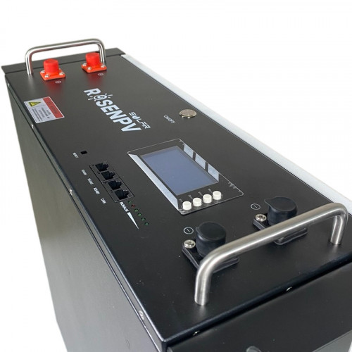 Batería de litio LiFePO4 de 51,2 V y 100 Ah, montada en bastidor LFP con células EVE LiFePO4 de 3,2 V y 100 Ah de grado A