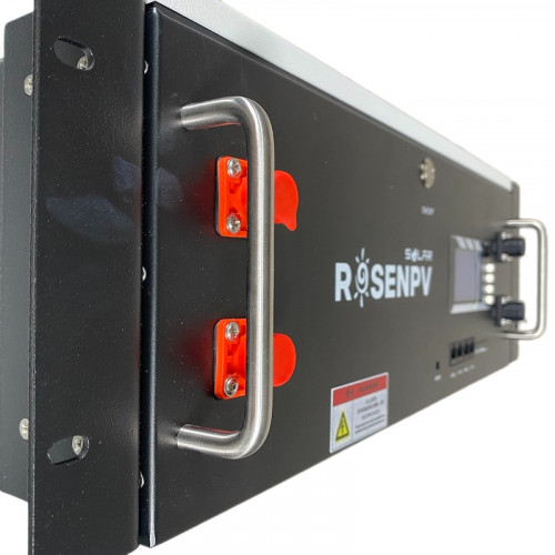 Batería de litio LiFePO4 de 51,2 V y 100 Ah, montada en bastidor LFP con células EVE LiFePO4 de 3,2 V y 100 Ah de grado A