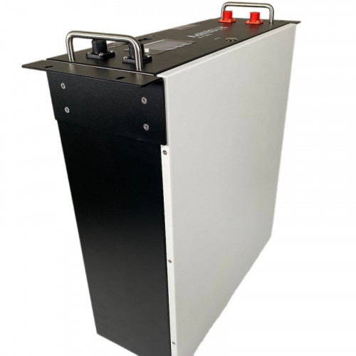 Batería de litio LiFePO4 de 51,2 V y 100 Ah, montada en bastidor LFP con células EVE LiFePO4 de 3,2 V y 100 Ah de grado A