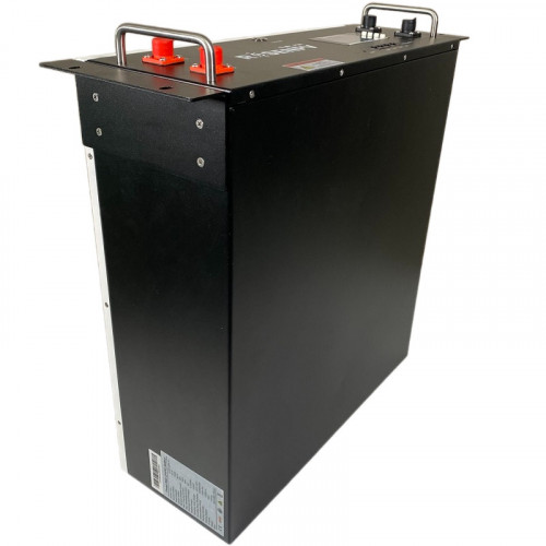 Batería de litio LiFePO4 de 51,2 V y 100 Ah, montada en bastidor LFP con células EVE LiFePO4 de 3,2 V y 100 Ah de grado A