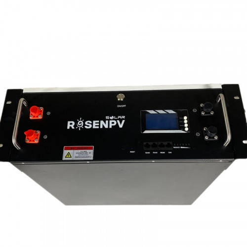 Batería de litio LiFePO4 de 51,2 V y 100 Ah, montada en bastidor LFP con células EVE LiFePO4 de 3,2 V y 100 Ah de grado A