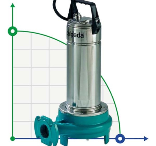 Pompe à eaux usées avec broyeur Calpeda GQG 6-25