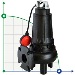 Tauchpumpe Dreno DNB-EX 65-2/080 T mit S-förmigem zweikanaligem Laufrad