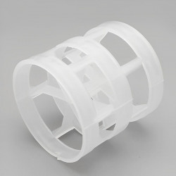 Pall Ring de plástico, PP, 38x38x1,2 mm, Plastic Pall Ring