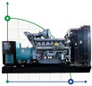 Industrial diesel generator XHYP-400GF with ATS, engine Perkins 500kVA, 400kW, 380V/50HZ open type
