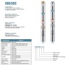 Глубинный скважинный насос 5SS10/17, Outlet: 2 дюйма, 5,5kW, 380V