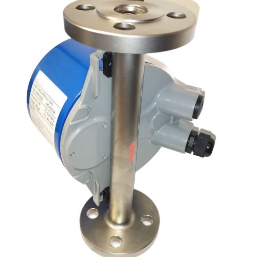 DN15 Поплавковый расходомер ротаметр из нержавеющей стали KLZZ PN40 (спирт 96%), 17...170 л/ч, 4-20мА, Ex