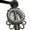 PN16 DN100 Butterfly valve, body and disc made of stainless steel AISI 304, Seat PTFE