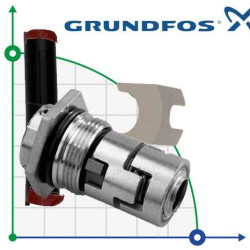 Mechanical seal for Grundfos HQQE pump CR/CRN/CRI-1/3/5 Art. 96455086