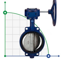 PN16 DN250 Butterfly valve, cast iron body and disc, Seat EPDM