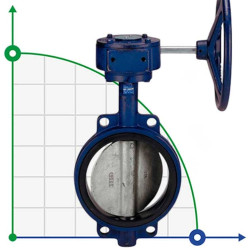 PN16 DN250 Butterfly valve, cast iron body and disc, Seat EPDM