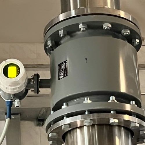 DN250 Электромагнитный расходомер из нержавеющей стали KLD PN40 (distillery stillage - циркуляция барды бражной колонны), 400 m3/h, 4-20mA, Ex