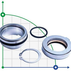 Gleitringdichtung FLYGT R-FL.OL 45, TC/TC, VITON