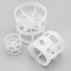 Plastikowe pierścienie Palla, PP, 76x76x3,0 mm, Plastic Pall Ring