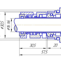 Mechanical seal HQQE for CR Grundfos Art. 96511844