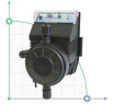 Pompe doseuse chimie PDE HC100 05-08 230V PP-GL-VT