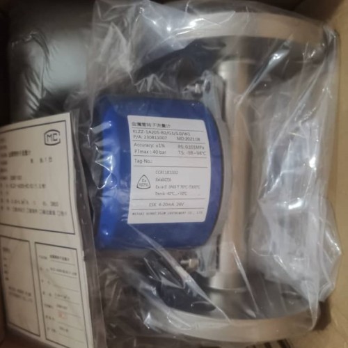 DN50 Ротаметр расходомер из нержавеющей стали KLZZ PN40 (спирт 40%), 0,63...6,3 м3/ч, 4-20мА, Ex