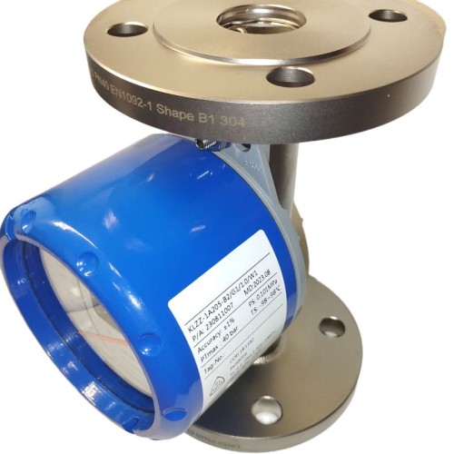 DN50 Ротаметр расходомер из нержавеющей стали KLZZ PN40 (спирт 40%), 0,63...6,3 м3/ч, 4-20мА, Ex