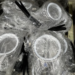 PN16 DN150 Butterfly valve, body and disc made of stainless steel AISI 304, Seat PTFE