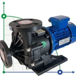 Насос химический MP-HX-250 GFRPP, 150L/min, 16M, 380V, ABLE Motor с магнитной муфтой