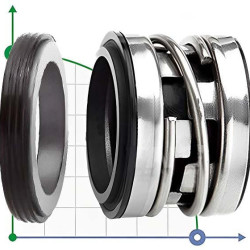Торцеве механічне ущільнення R-2100S 80, CAR/SIC, EPDM, 304