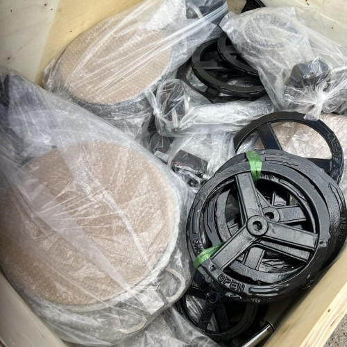 PN16 DN250 Засувка Батерфляй, корпус і диск із нержавіючої сталі AISI 304, Seat EPDM