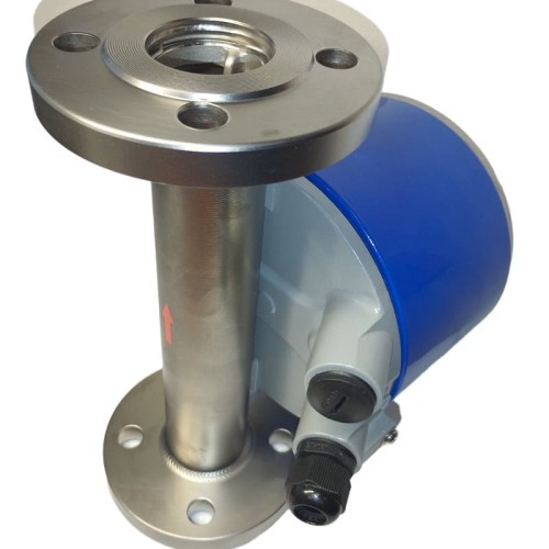 DN25 Витратомір ротаметр з нержавіючої сталі KLZZ PN40 (спирт 96%), 180...1700 л/год, 4-20мА, Ex