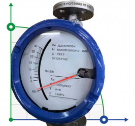 DN25 Расходомер ротаметр для воды из нержавеющей стали KLZZ PN6, 2000-5000 л/ч