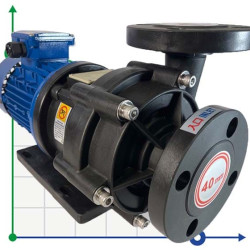 Насос с магнитной муфтой MP-HX-440 GFRPP, 240L/min, 12,3m, 380V, ABLE Motor