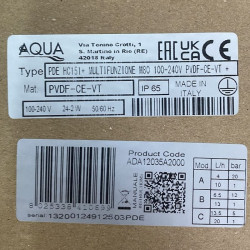 Bomba dosificadora PDE HC151+ MULTIFUNCIÓN M80 240V PVDF-CE-VT + ENCHUFE SHUKO, 4-20 l/h, 20-1 bar