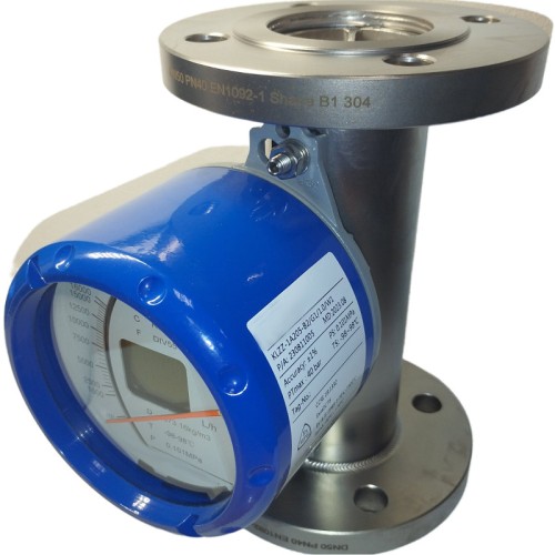 DN50 Przepływomierz ze stali nierdzewnej rotametr KLZZ PN40 (alkohol 96%), 1600...16000 l/h, 4-20mA, Ex