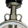PN16 DN250 Засувка Батерфляй, корпус і диск із нержавіючої сталі AISI 304, Seat PTFE