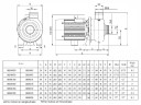 Відцентровий насос для розчину гліколю BB250/075D, AISI304, 220V/50Hz, 2900