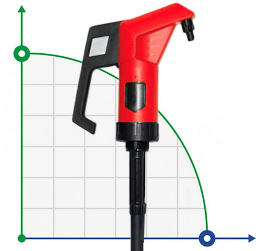Handbetriebene Fasspumpe für alkalische Medien FLUIMAC NEPTUNE N-04, PP