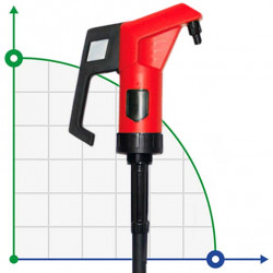 Handbetriebene Fasspumpe für alkalische Medien FLUIMAC NEPTUNE N-04, PP