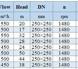BGWH 250-250 (550/20), 45kW, 1480 Stainless Steel Horizontal Pump