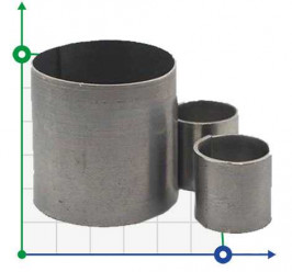 Raschig-Ringe aus Edelstahl 316L - 25*25*1,5