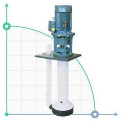 Pompe centrifuge verticale IM 180, PVDF, 1250 mm, 11 kW