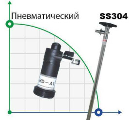 Drum pump BTS-HD-A1+SS304-1000mm (air driving motor )