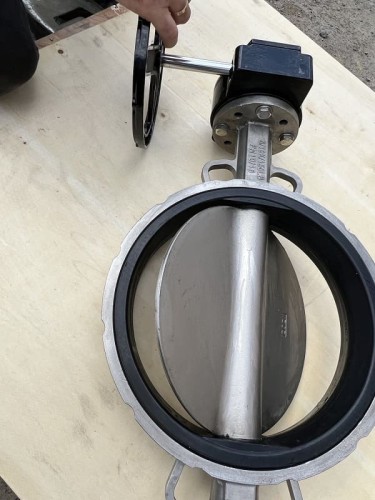 PN16 DN125 Засувка Батерфляй, корпус і диск з нержавіючої сталі AISI 304, Seat EPDM