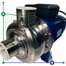 Centrifugal water pump BB300/150D, AISI304, 220V/50Hz, 2900
