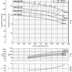 Pumpe zur Druckerhöhung BSM4 250-315/1100 (900/30,4), 110 kW, 1450