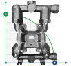 RUBY 180A-P-TAT-T насос пневматический мембранный