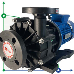Химический насос с магнитной муфтой MP-HX-542 GFRPP, 450L/min, 24,4m, 380V, ABLE Motor